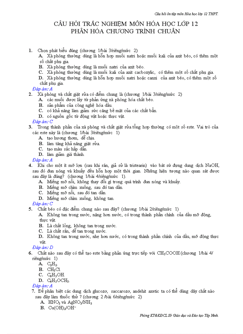 image for page Trac nghiem chuan