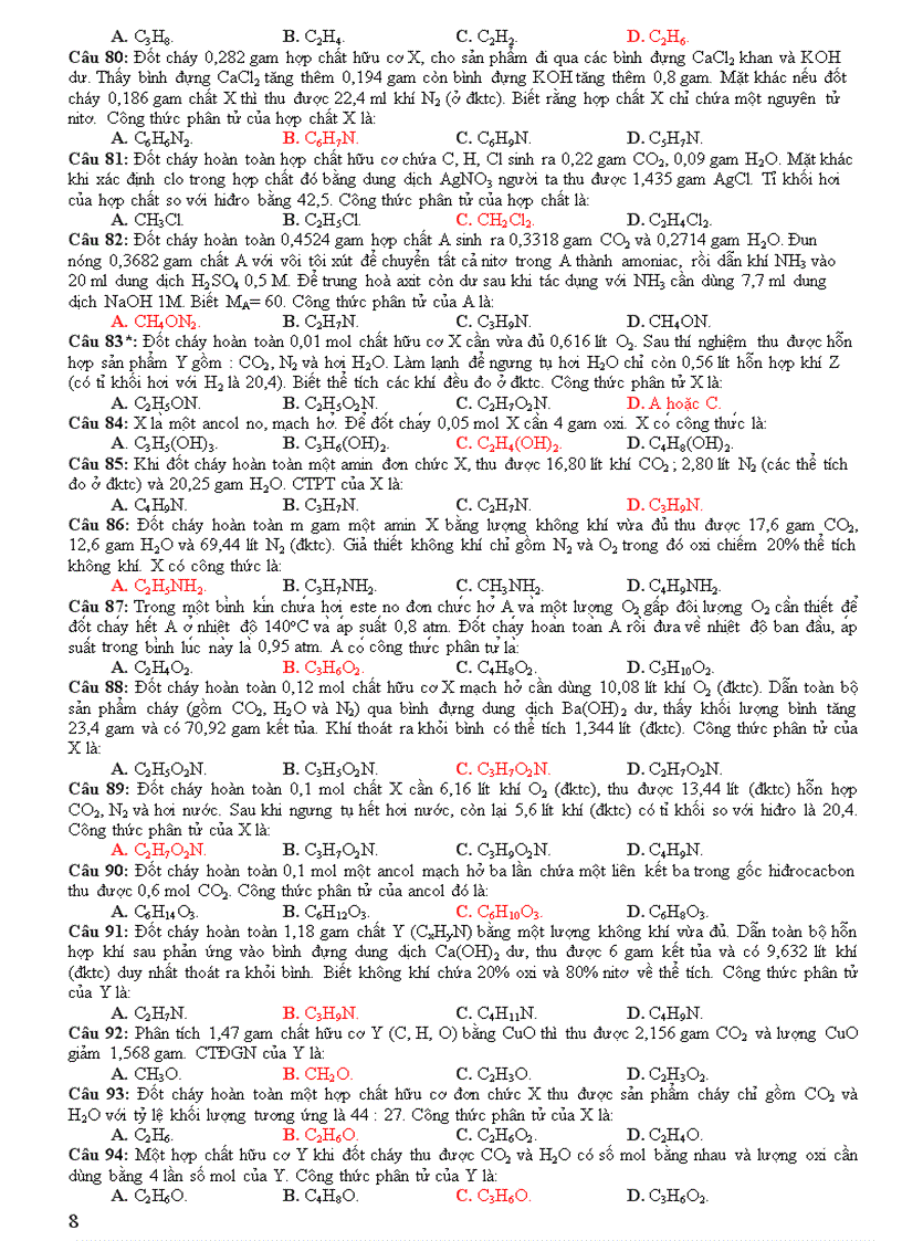 image for page Trắc Nghiệm Hóa Hữu Cơ 11