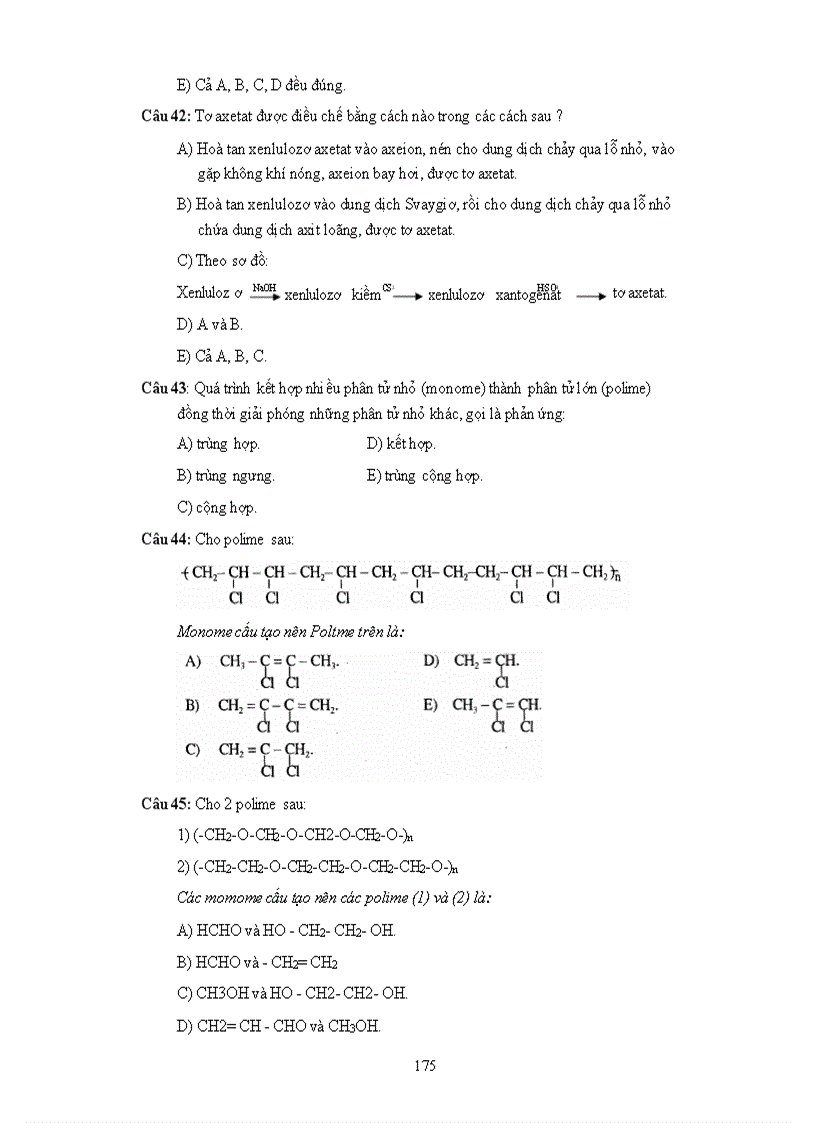 image for page TRắc nghiệm khách quan hóa học chương trình THPT