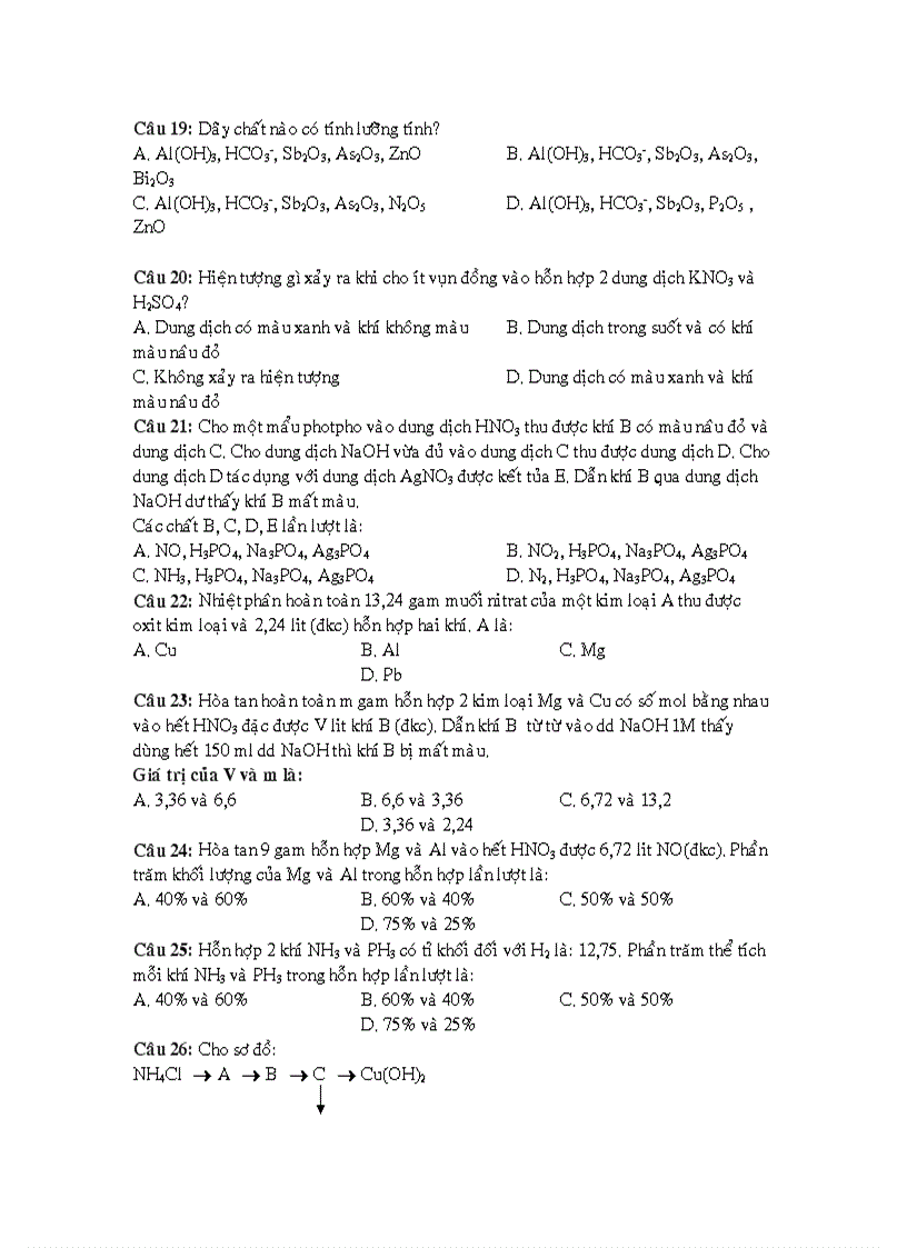 image for page Trắc nghiệm ôn thi Hóa vô cơ