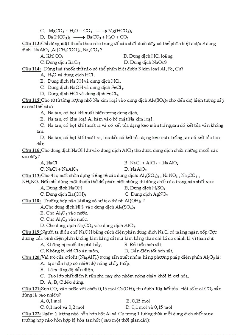 image for page Trac nghiem tung chuong hoa 12