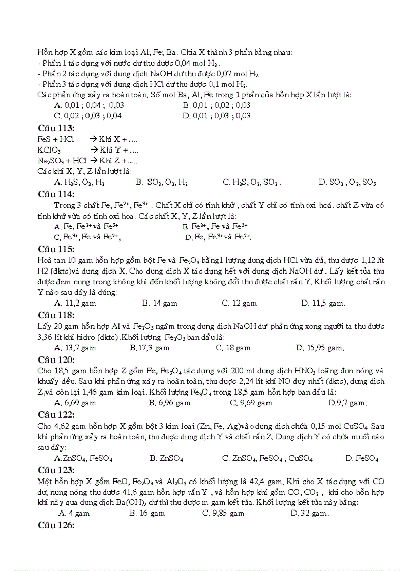 image for page Trac nghiem tung chuong hoa 12