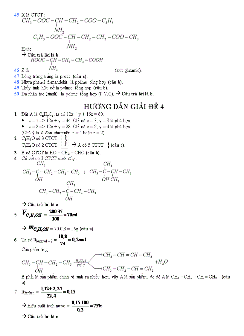 image for page Trắc nghiệm Hóa hữu cơ 2 1