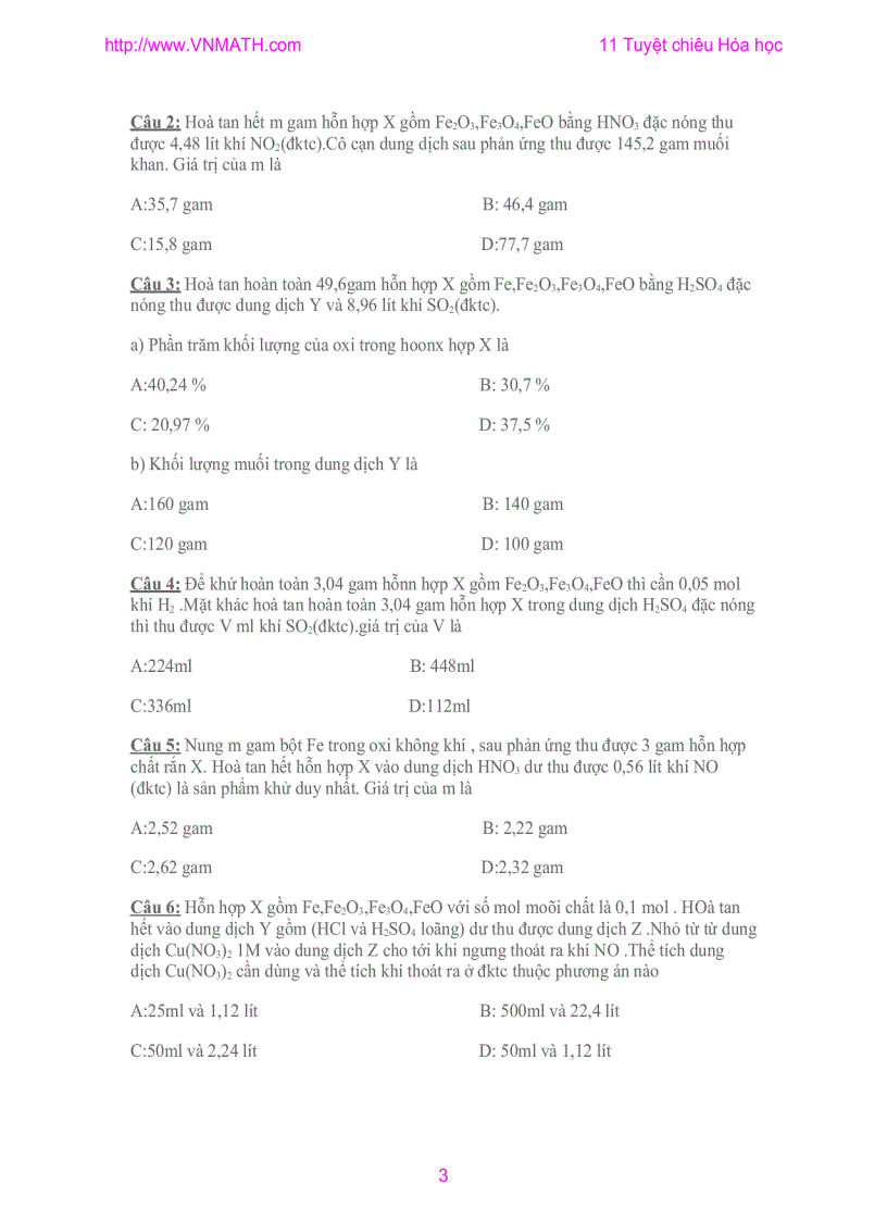 image for page Tuyet Chieu Giai Nhanh hoa hoc 12 LTDH