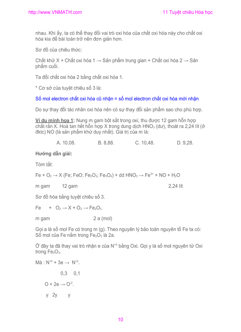 image for page Tuyet Chieu Giai Nhanh hoa hoc 12 LTDH