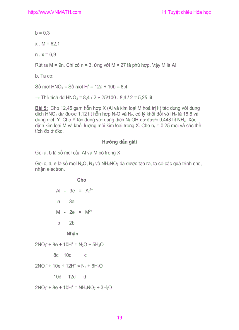 image for page Tuyet Chieu Giai Nhanh hoa hoc 12 LTDH