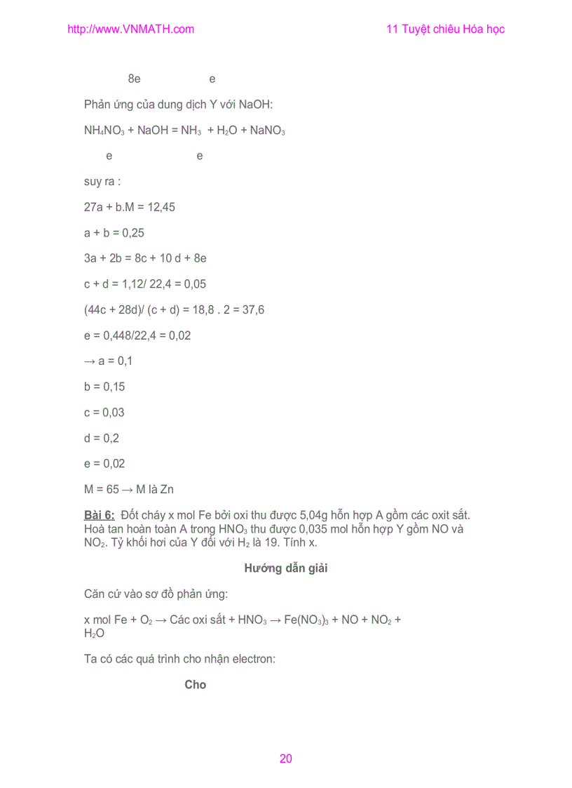 image for page Tuyet Chieu Giai Nhanh hoa hoc 12 LTDH