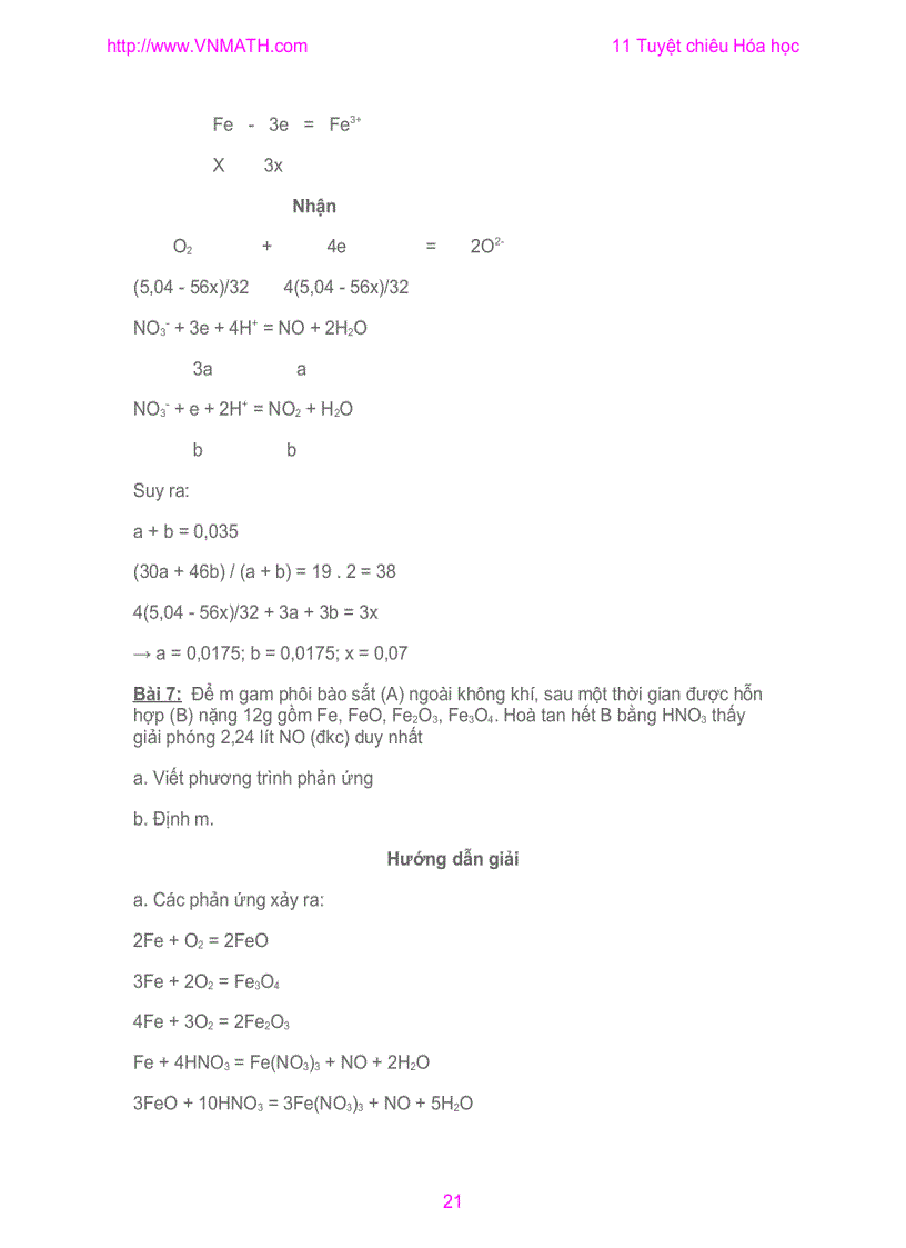 image for page Tuyet Chieu Giai Nhanh hoa hoc 12 LTDH