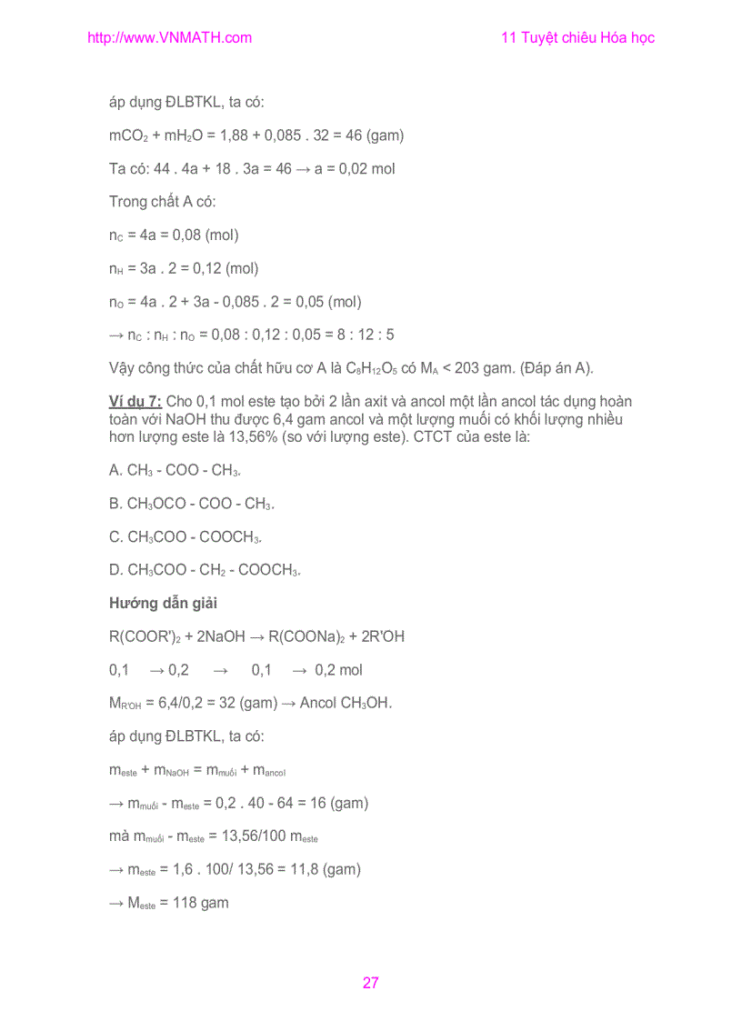 image for page Tuyet Chieu Giai Nhanh hoa hoc 12 LTDH