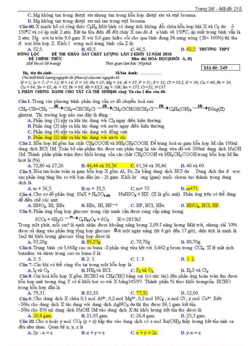 image for page Đề thi thử ĐH lần 1 1