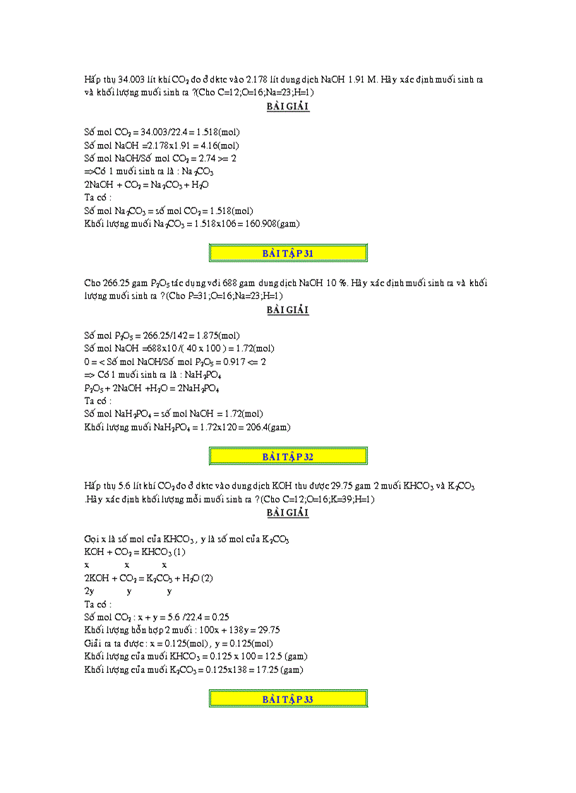 image for page 1000 bai toan ve CO2 và SO2