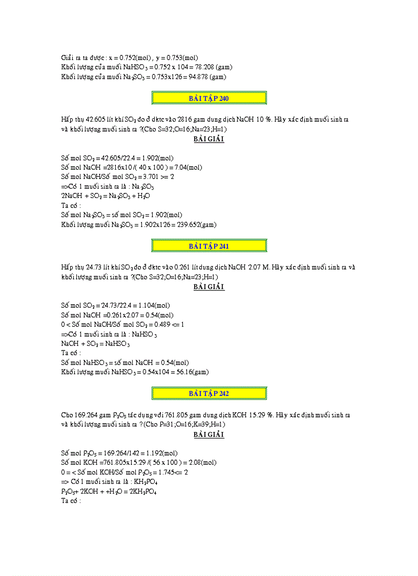 image for page 1000 bai toan ve CO2 và SO2