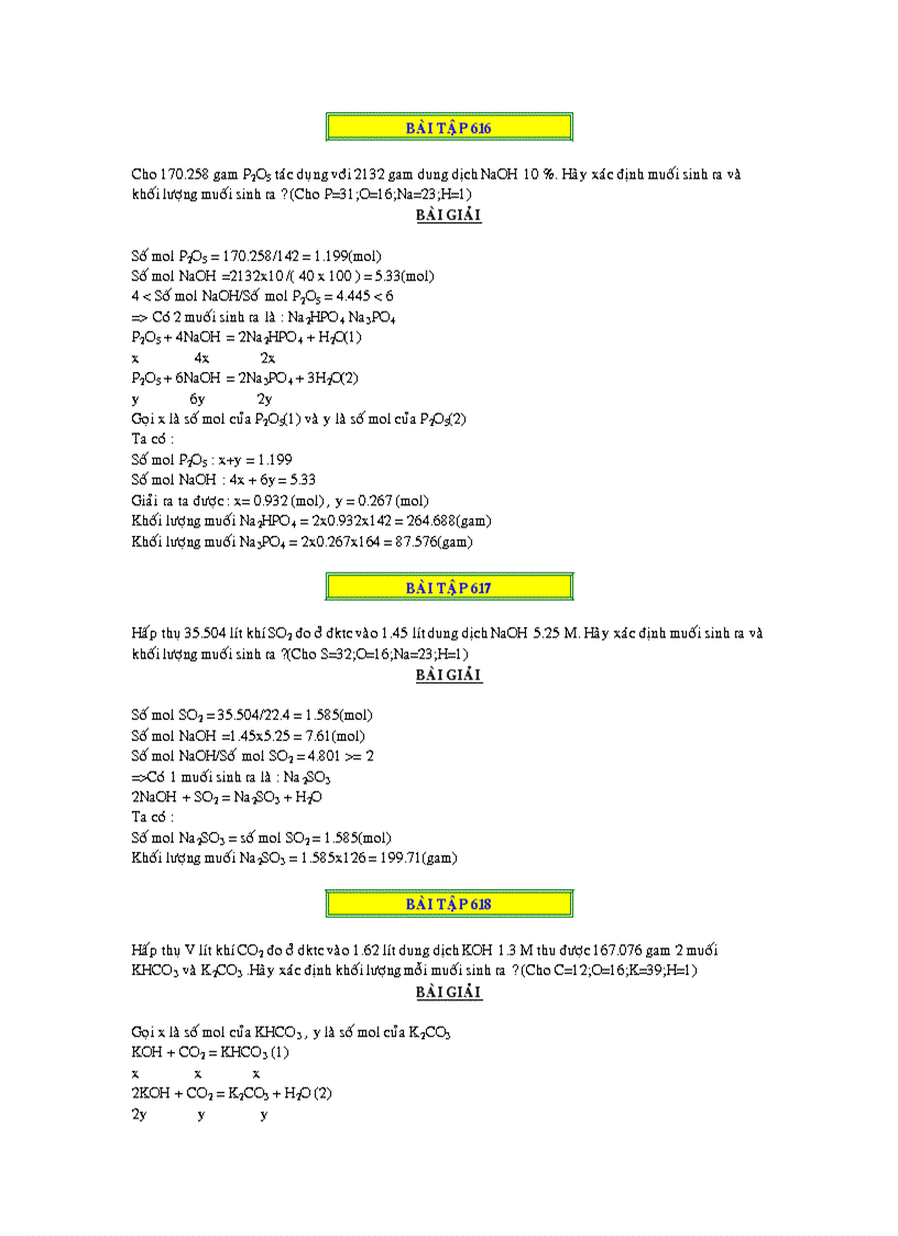 image for page 1000 bai toan ve CO2 và SO2