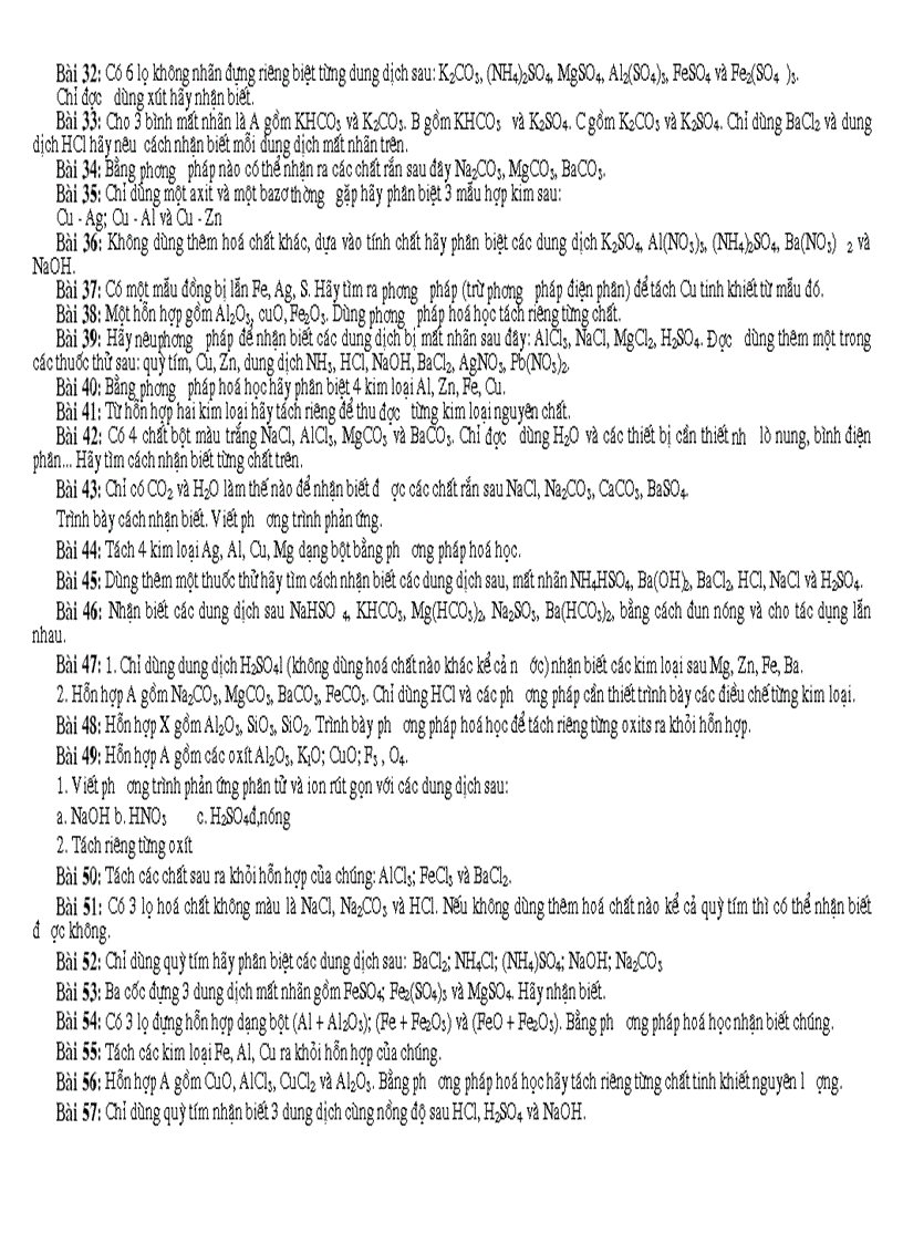 image for page Bài tập nhận biết các ion trong dung dịch Phạm Thanh Hà