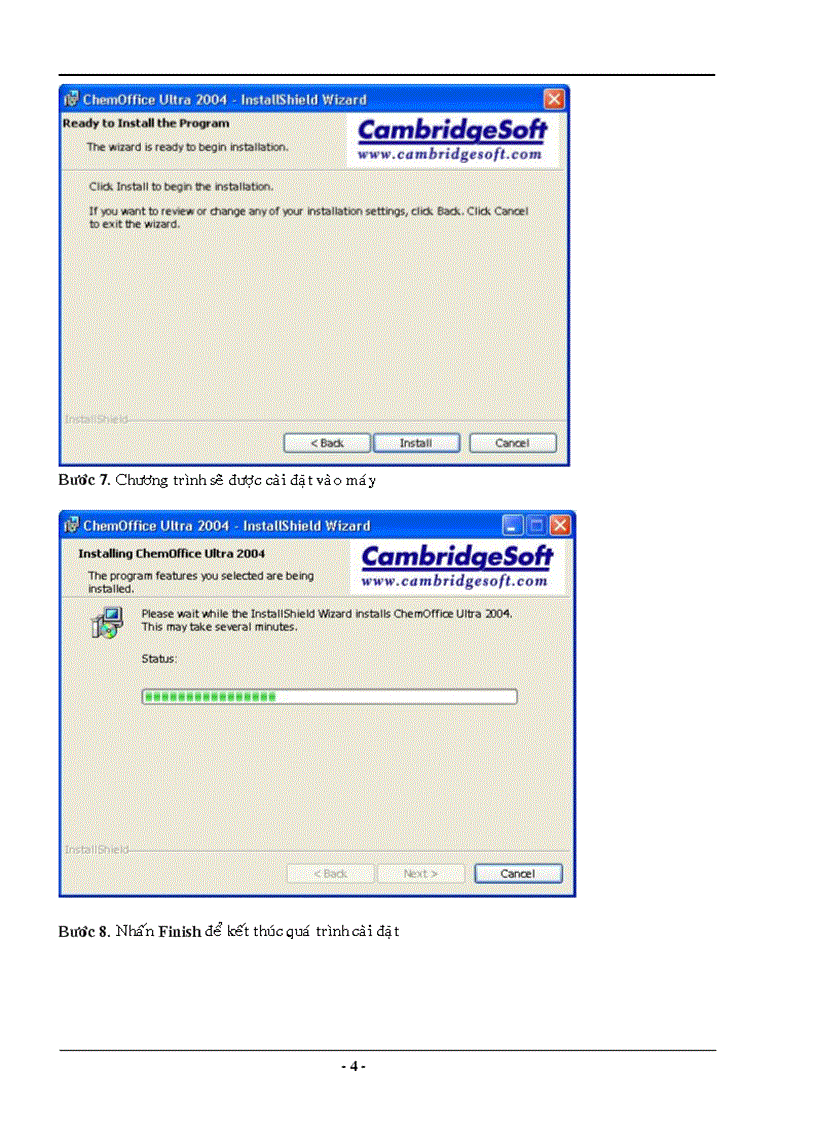 image for page Cách sử dụng phần mềm ChemOffice 2008