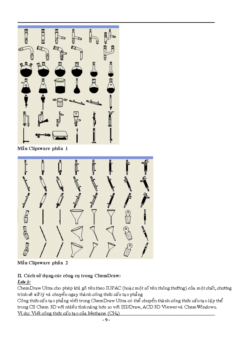 image for page Cách sử dụng phần mềm ChemOffice 2008