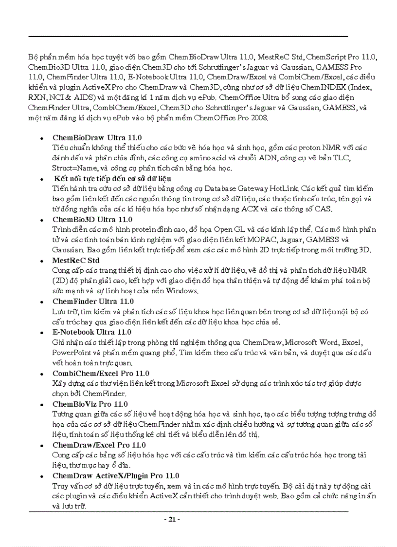 image for page Cách sử dụng phần mềm ChemOffice 2008