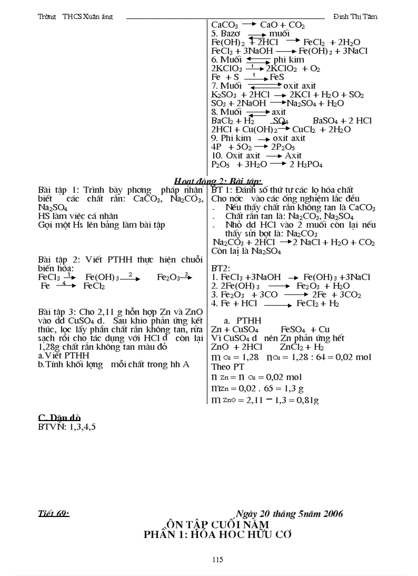 image for page Giáo án hóa 9 Mới chuẩn
