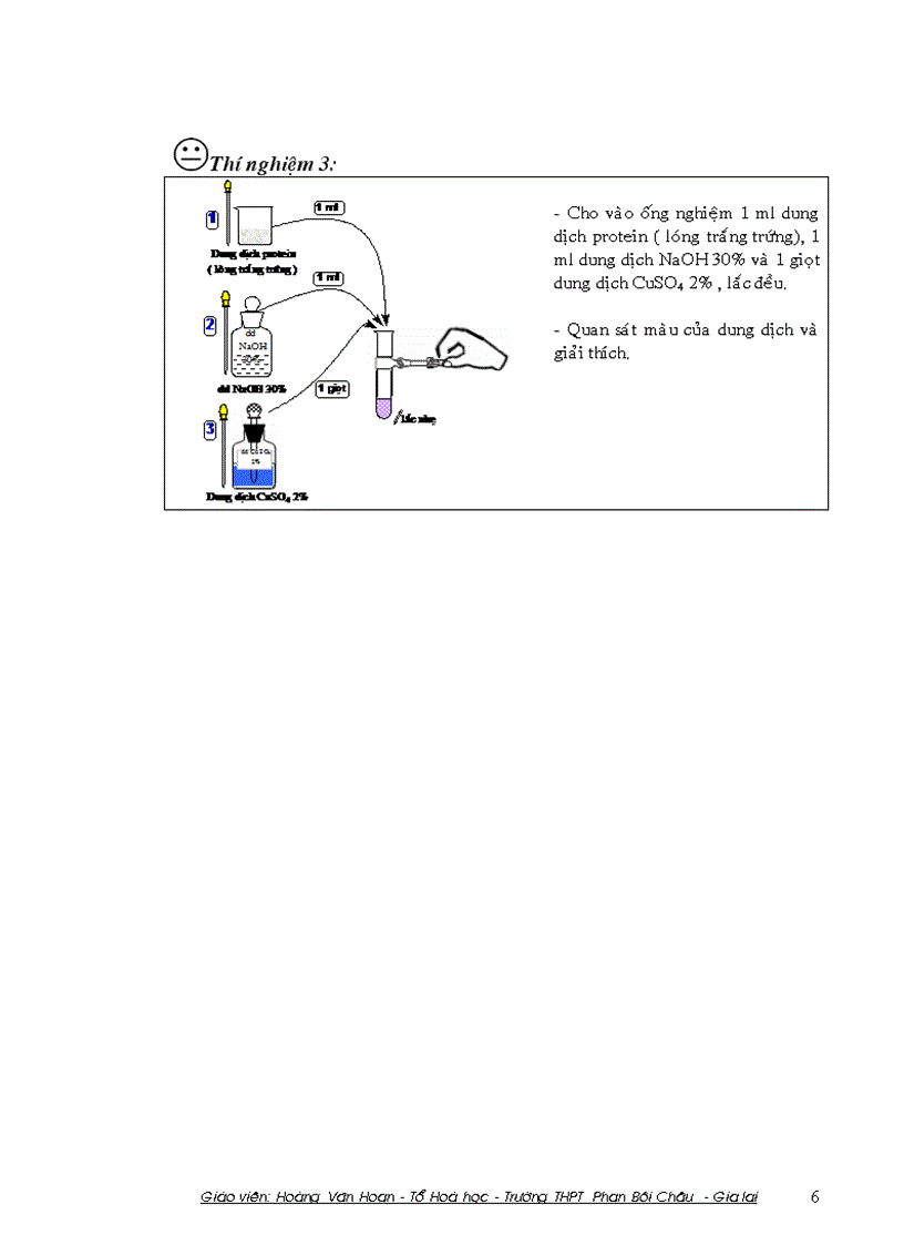 Hướng dẫn thiết kế các thí nghiệm thực hành hóa học lớp 12 NC