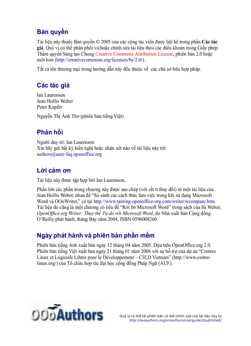 image for page Khác biệt giữa Word và Writer