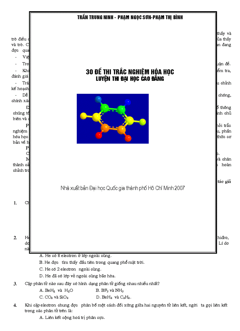 10 đề thi hóa học