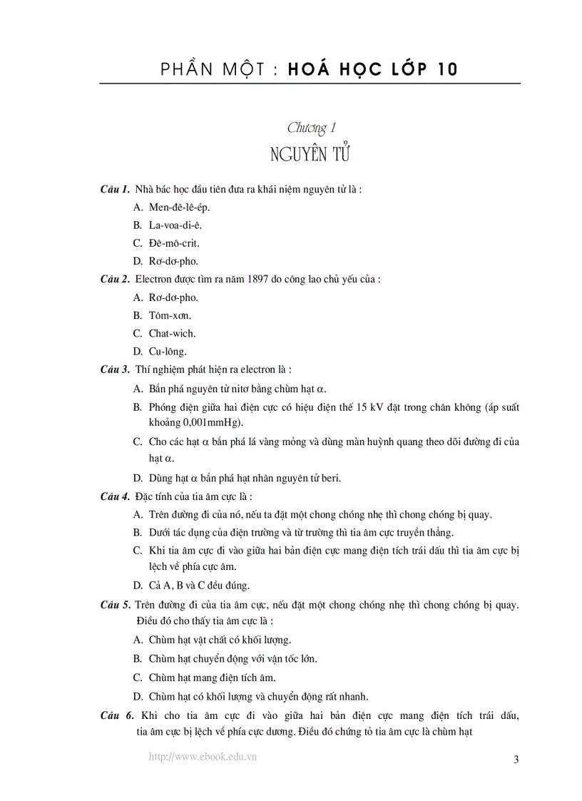 image for page 1000 Bài Trắc Nghiệm Hóa Học