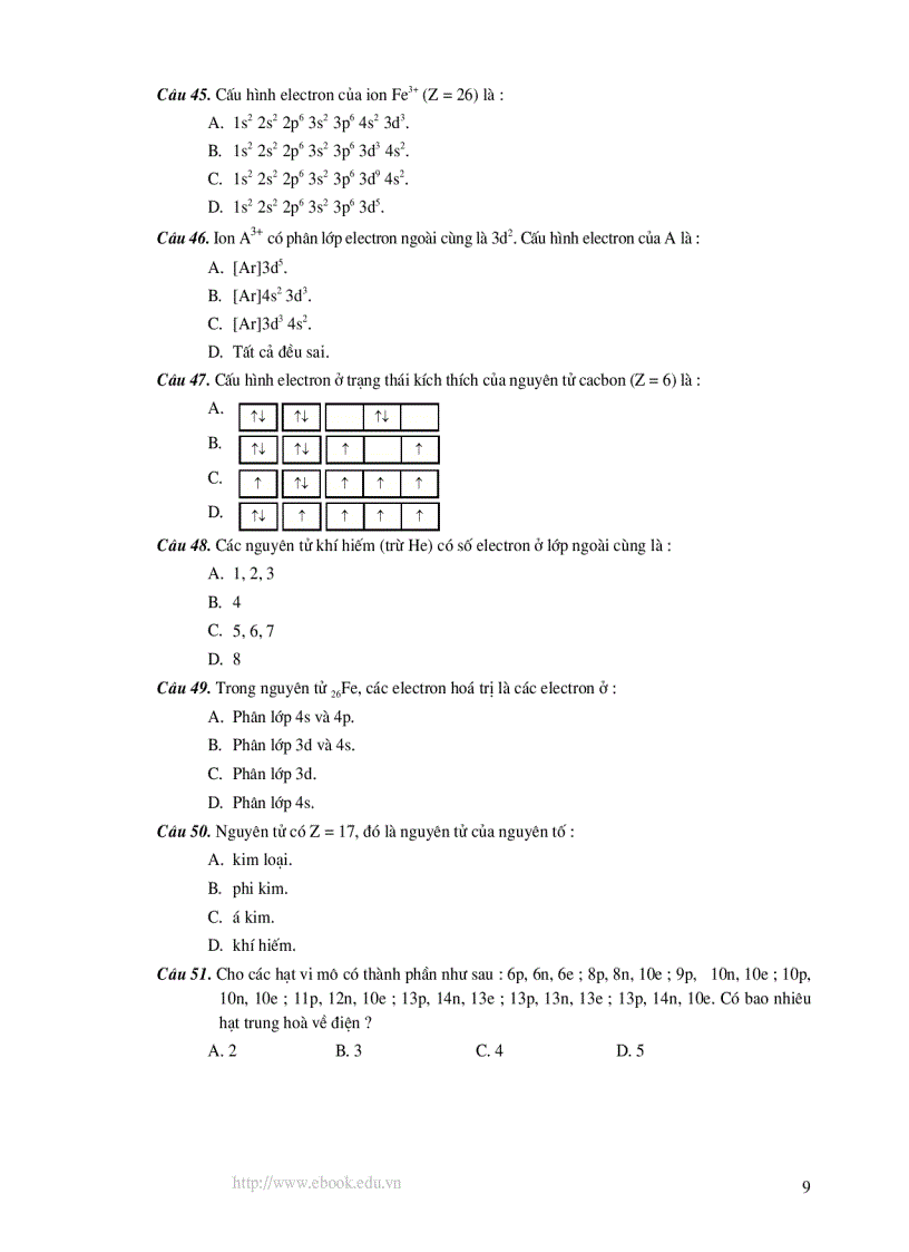 image for page 1000 Bài Trắc Nghiệm Hóa Học