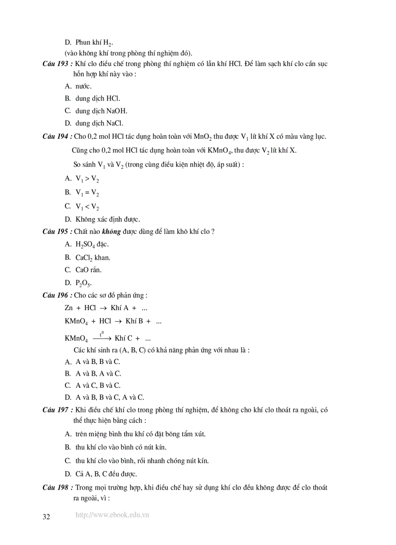 image for page 1000 Bài Trắc Nghiệm Hóa Học