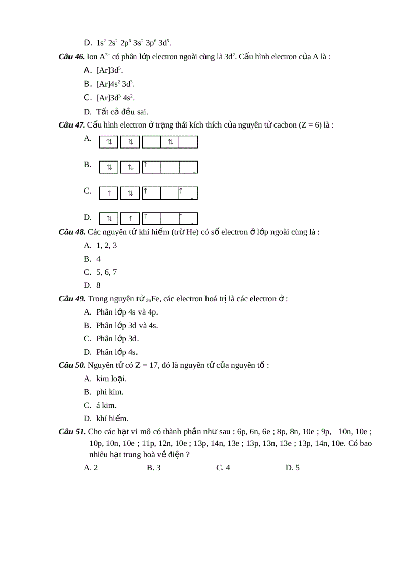 image for page 1000 BT Trac nghiem Hoa THPT