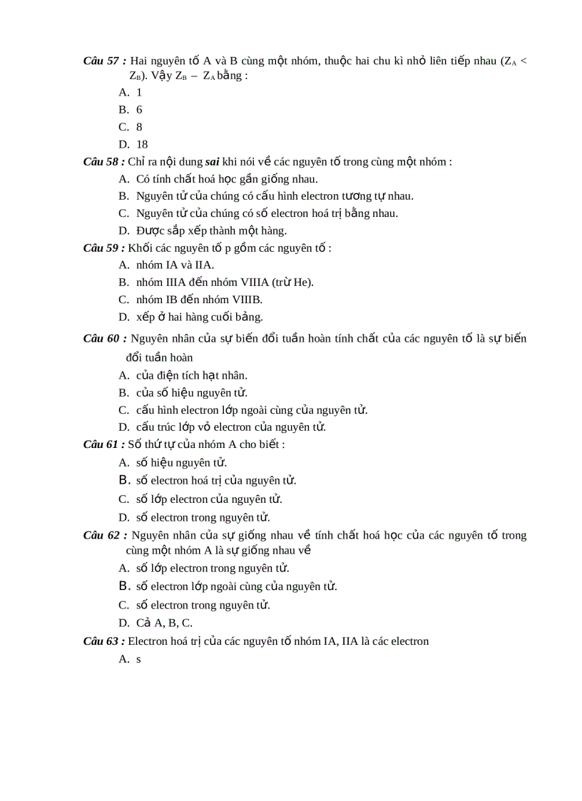 image for page 1000 BT Trac nghiem Hoa THPT