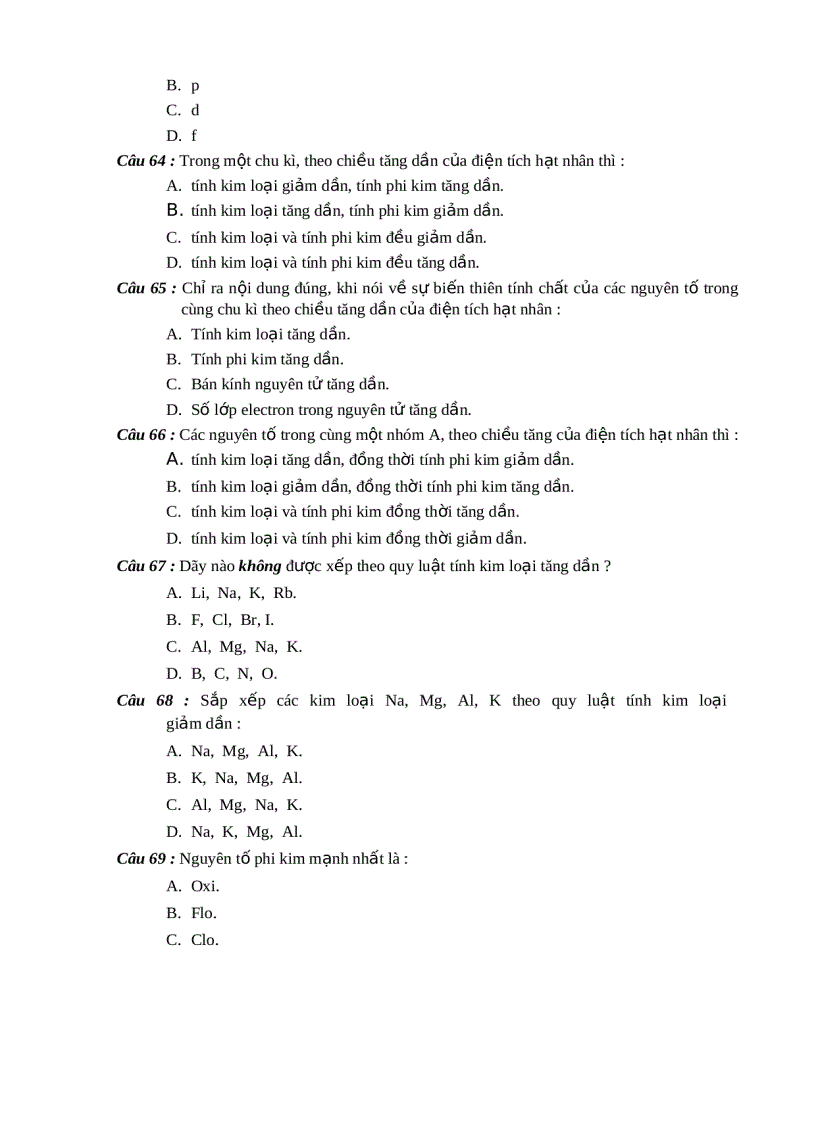 image for page 1000 BT Trac nghiem Hoa THPT