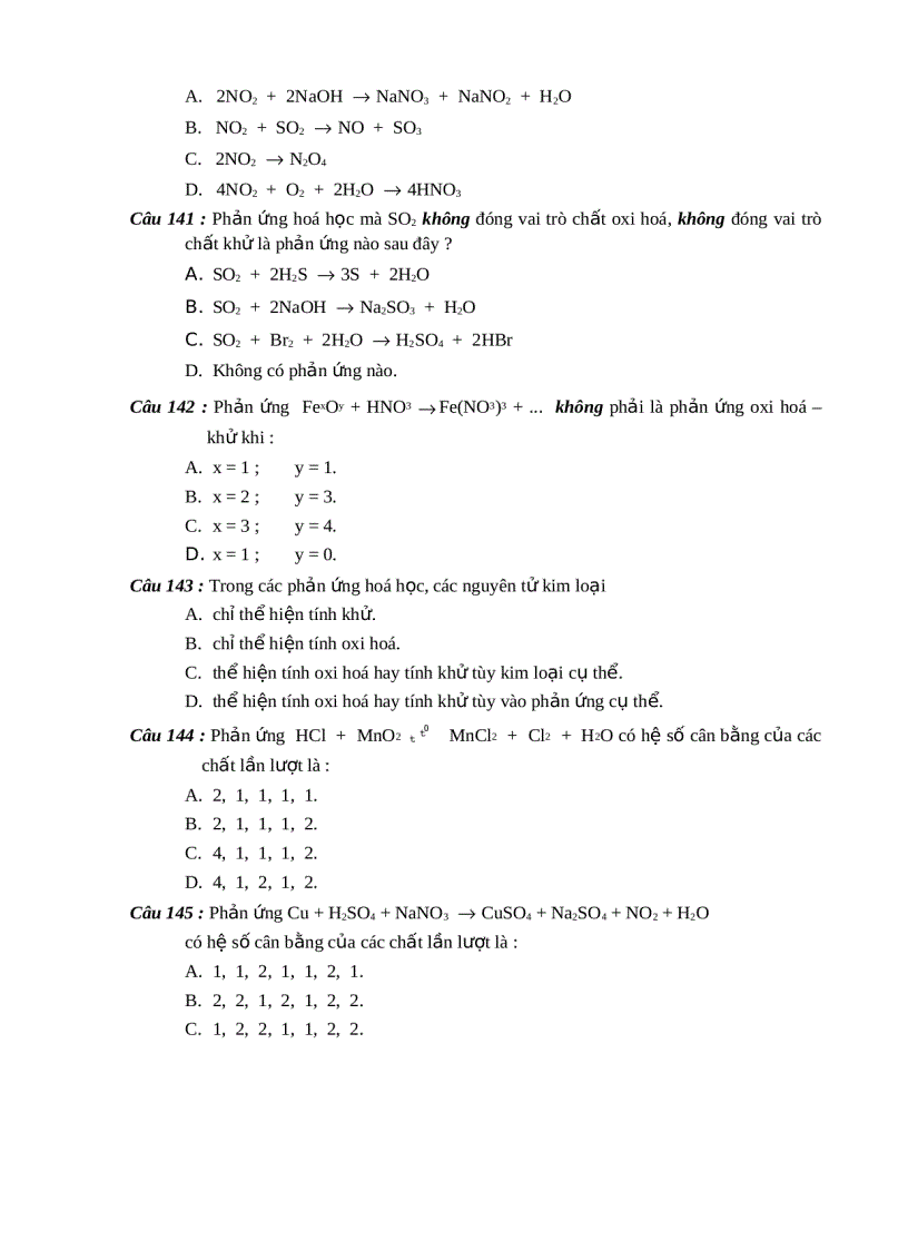 image for page 1000 BT Trac nghiem Hoa THPT