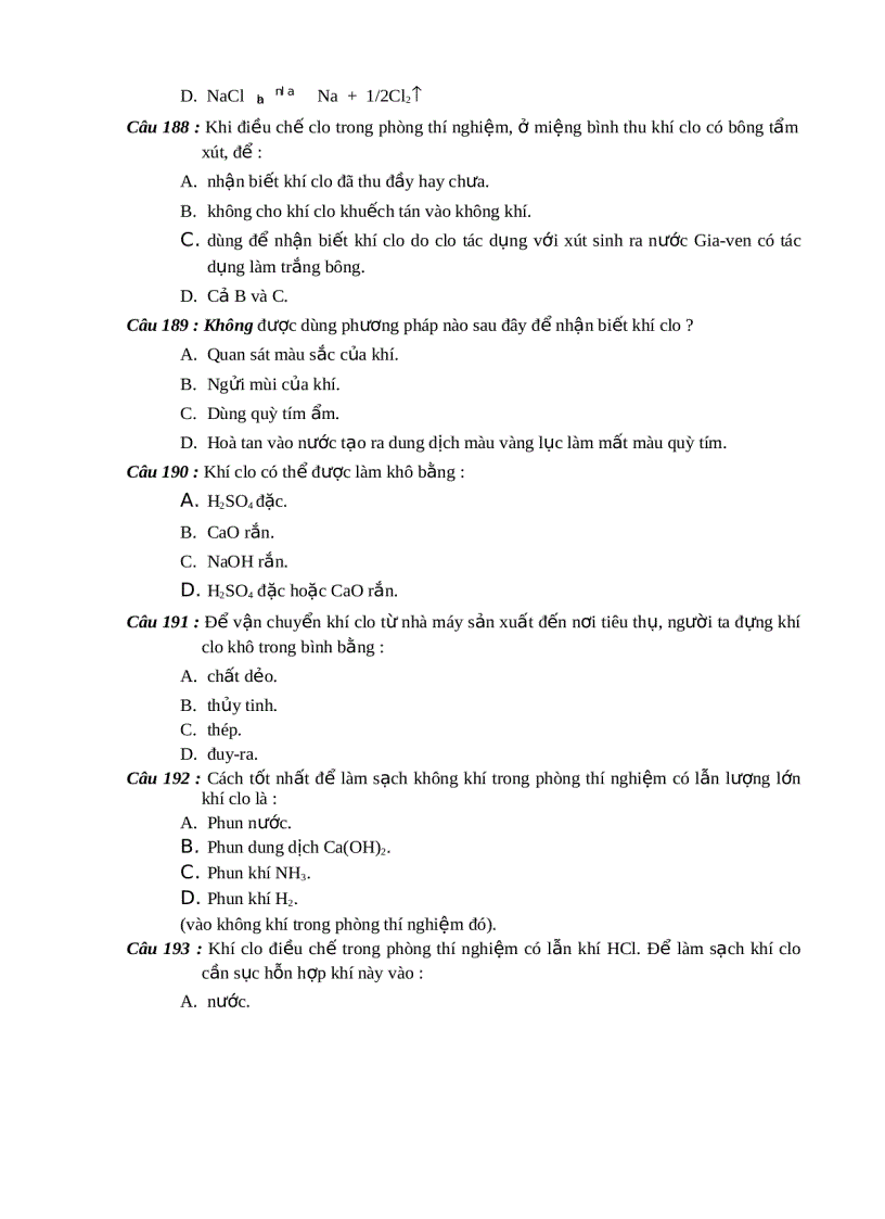 image for page 1000 BT Trac nghiem Hoa THPT