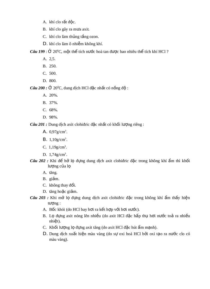 image for page 1000 BT Trac nghiem Hoa THPT