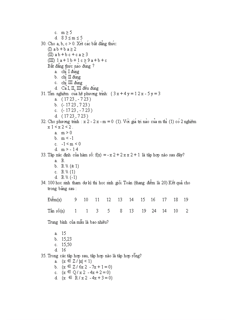 image for page 150 câu trác nghiệm hay