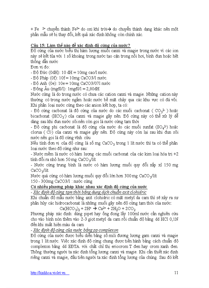 image for page 20 câu ôn hóa phân tích