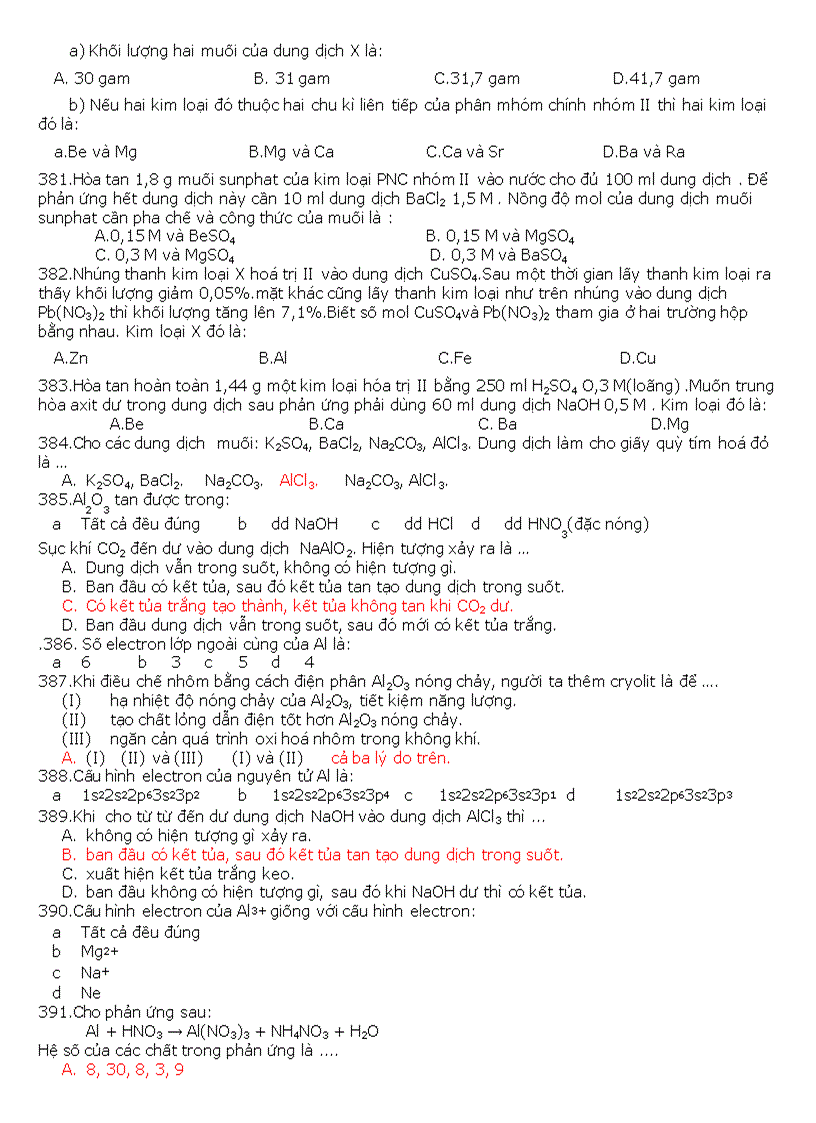 image for page 500 câu hỏi TN hóa