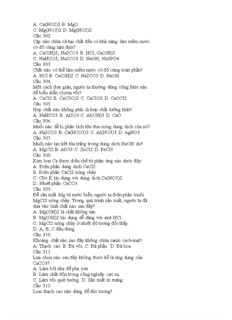 image for page 707 câu hỏi trắc nghiệm hóa l12