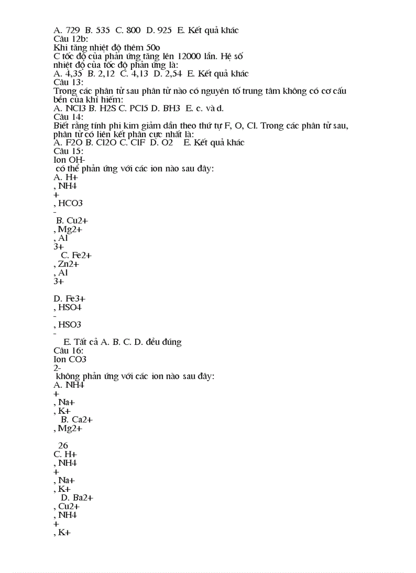image for page 800 câu trắc nghiệm hóa học