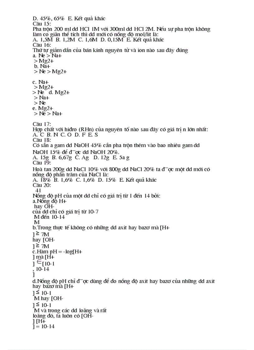 image for page 800 câu trắc nghiệm hóa học