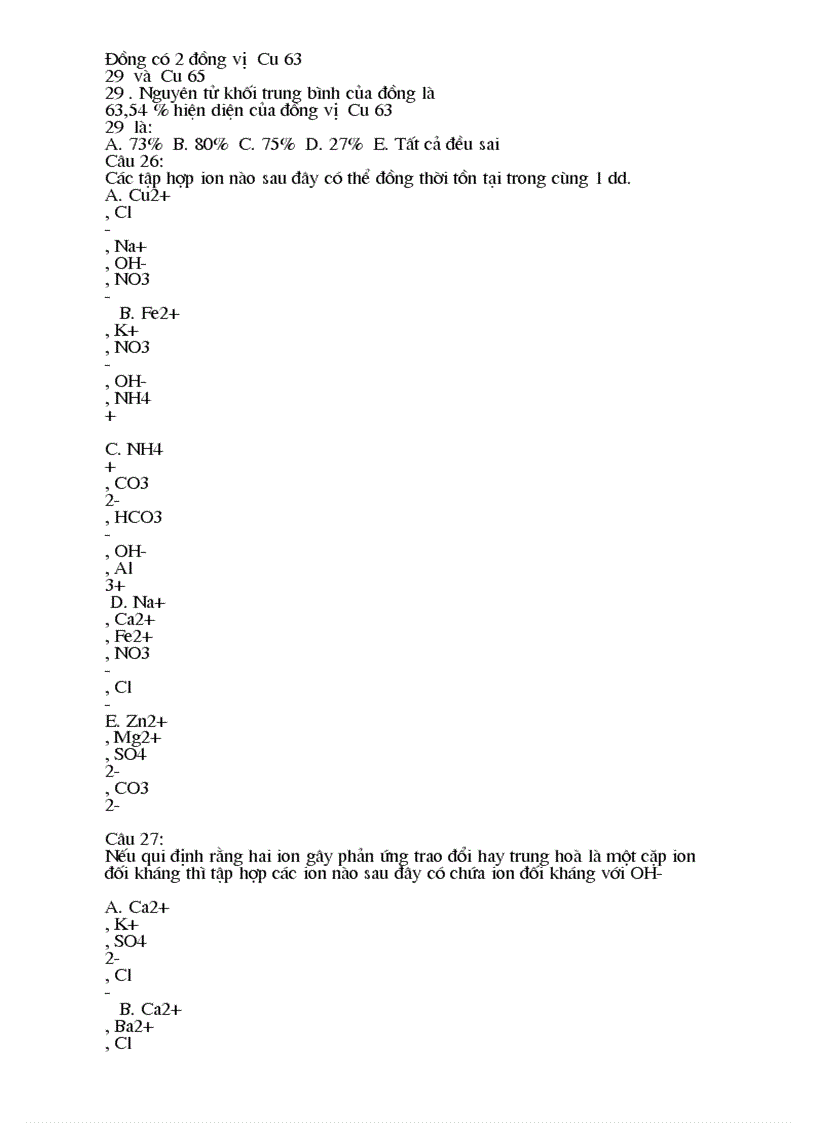 image for page 800 câu trắc nghiệm hóa học