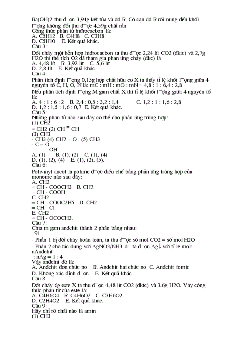image for page 800 câu trắc nghiệm hóa học