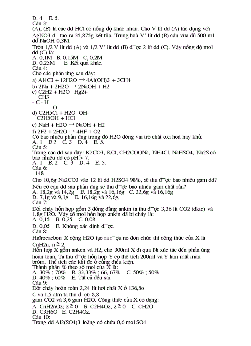 image for page 800 câu trắc nghiệm hóa học