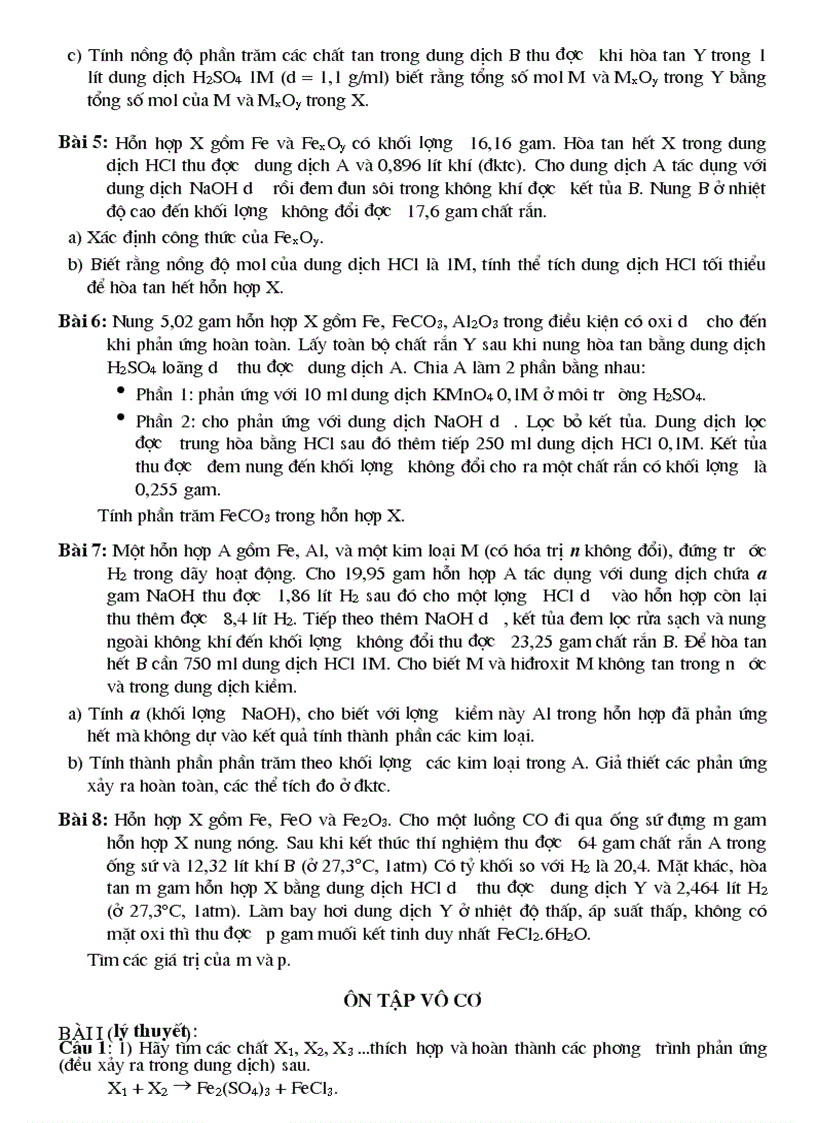 image for page Bài tập ôn môn hóa lớp 12