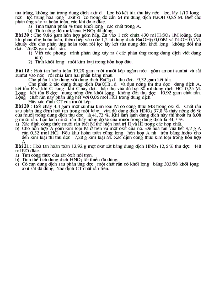 image for page Bài tập ôn môn hóa lớp 12