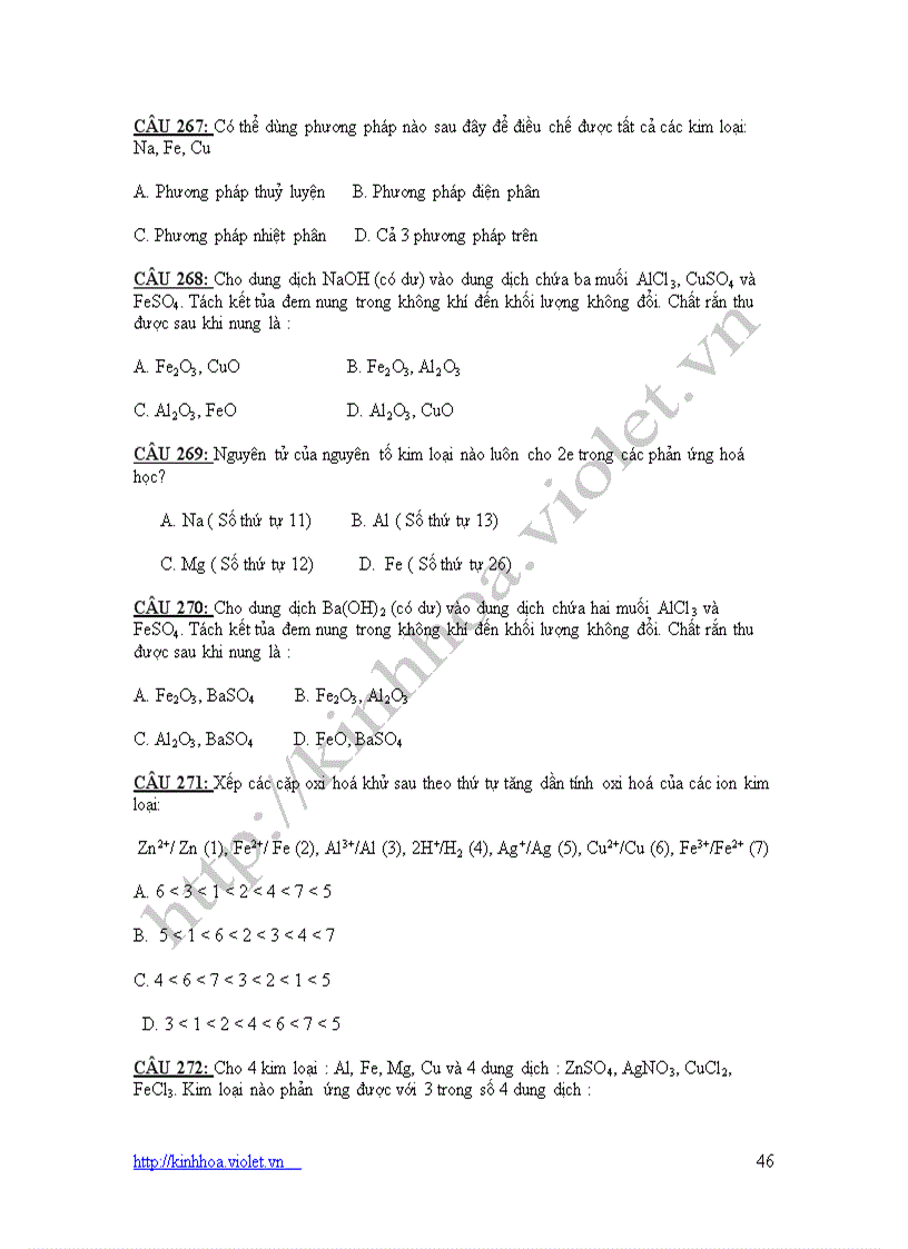 image for page Bài tập TN hoá