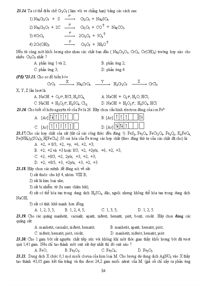 image for page Bai tap tong hop hoa thpt