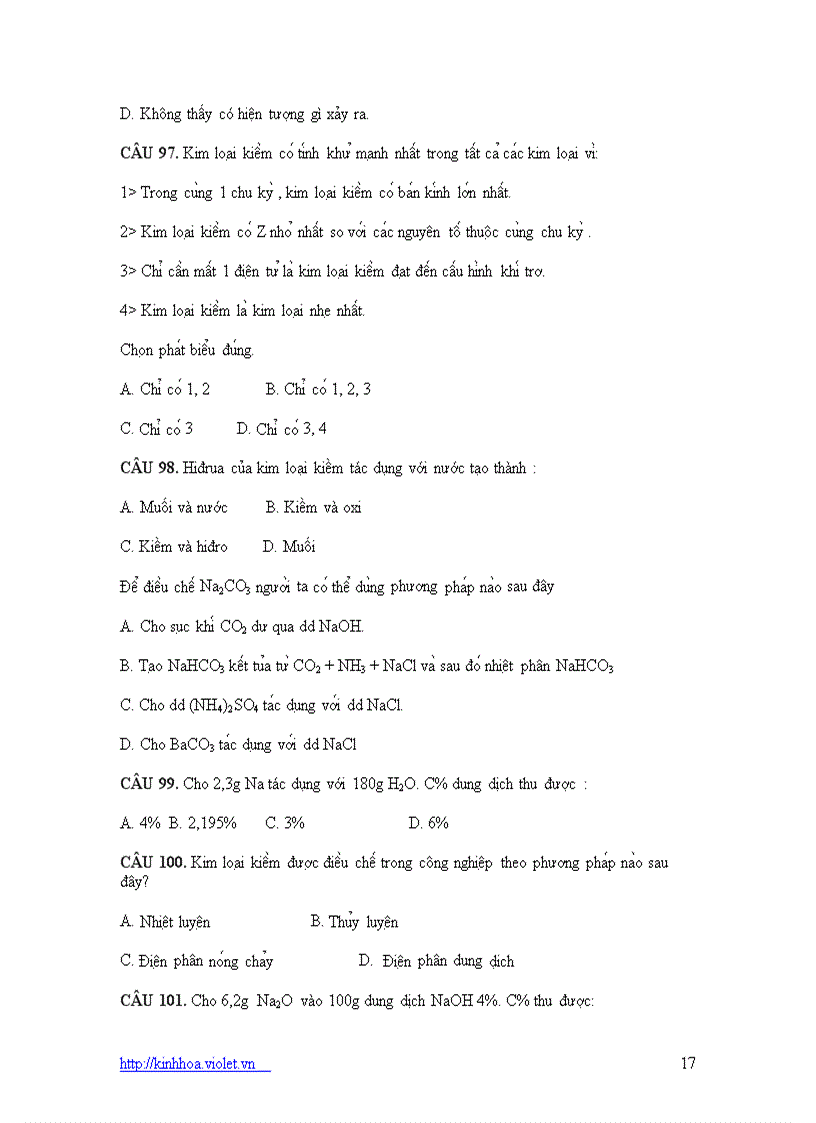 image for page Bài tập trắc nghiệm hóa 12