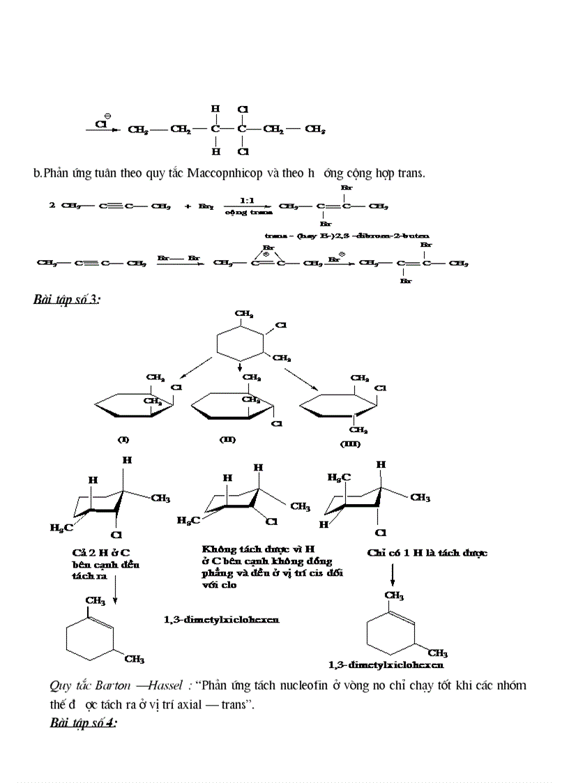 image for page Bài tập về cơ chế phản ứng