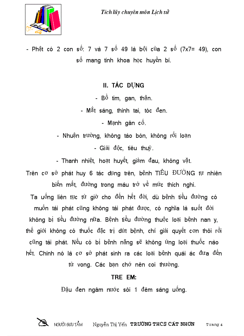 image for page Bài thuốc chữa bệnh đái tháo đường